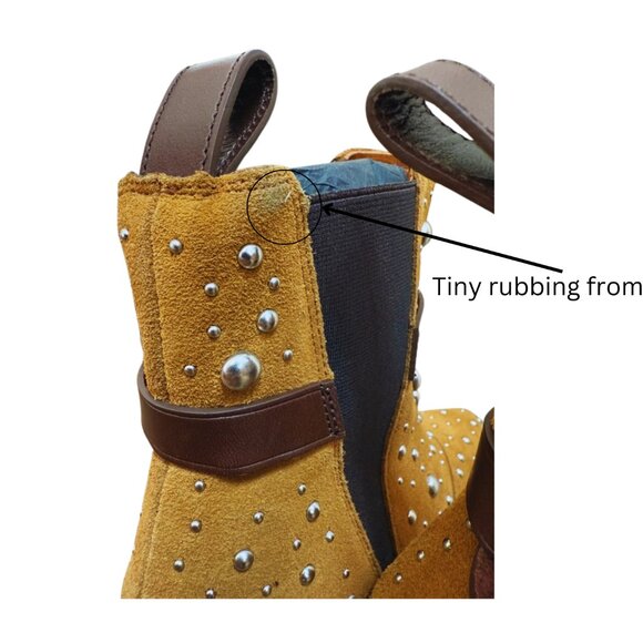 Zadig & Voltaire Tyler Cecilia Dream Studs Suede Boots New in Box - Picture 8 of 14